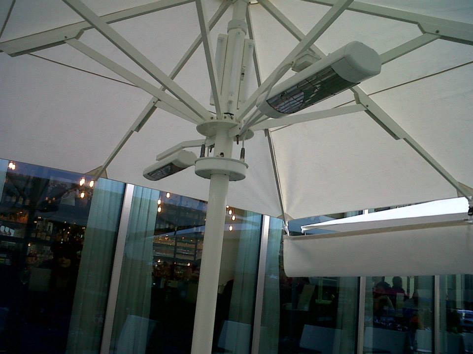 Commercial Umbrella Heat and Lights