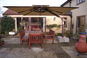 Brown Garden Parasol