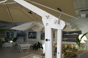 Piazza Side Arm Parasol Winch System