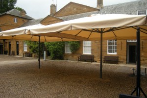 2 Big Commercial Umbrellas