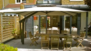 Cantilever Umbrella London - Colour Grigio