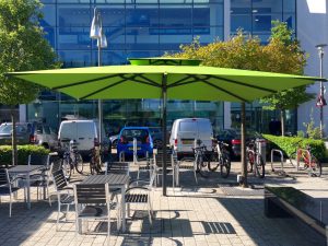 4m Giant Commercial Parasol - Wells Umbrellas