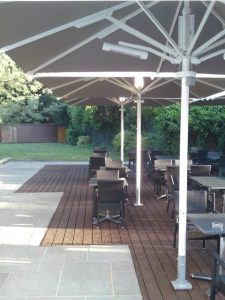 4m Heated Umbrellas