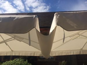 Rain Gutter For Big Umbrellas