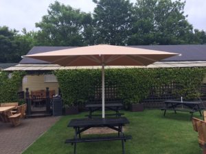 Large Heated Parasol for Pub Garden