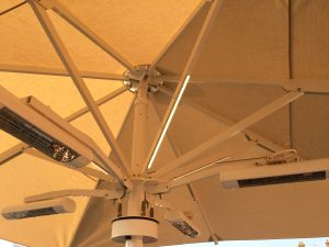 Pub Umbrellas with Lights