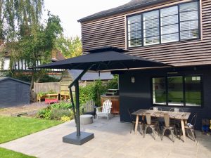 Poggesi Side Arm Cantilever Parasol London