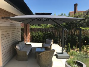 Side Arm Cantilever Parasol
