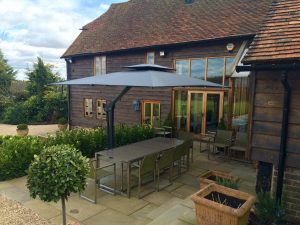 Poggesi Side Arm Cantilever Umbrella - Sussex